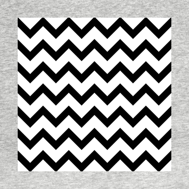 Simple Black and white Chevron pattern by PLdesign